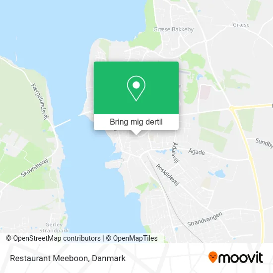 Restaurant Meeboon kort