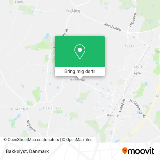 Bakkelyst kort