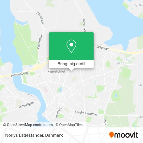 Norlys Ladestander kort