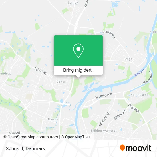Søhus If kort