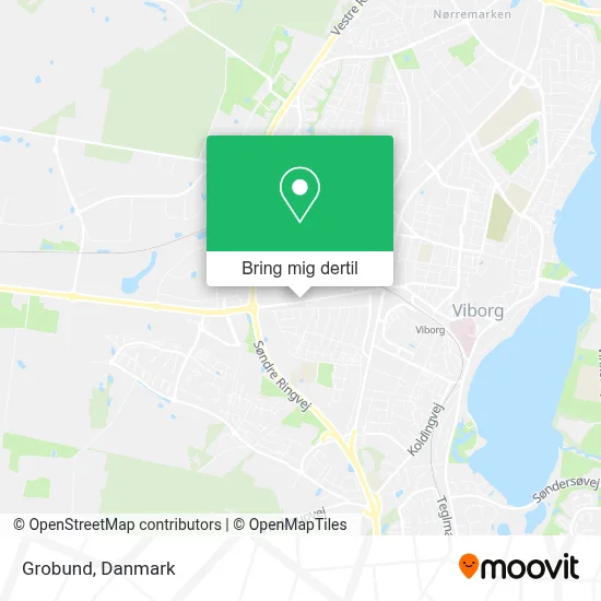 Grobund kort