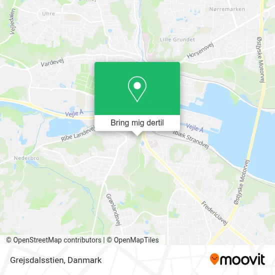 Grejsdalsstien kort