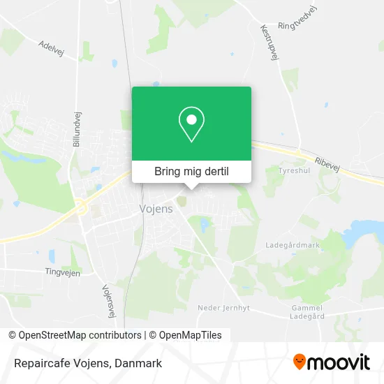 Repaircafe Vojens kort