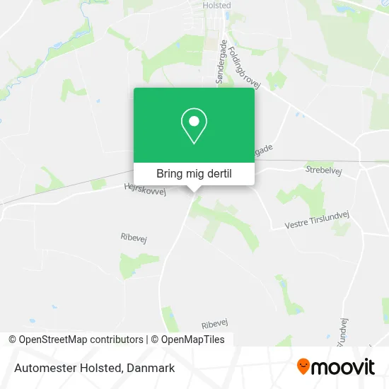 Automester Holsted kort
