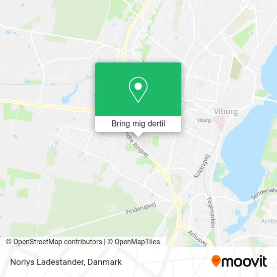 Norlys Ladestander kort