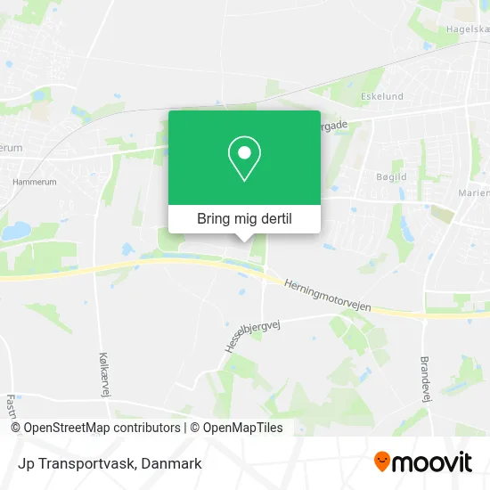 Jp Transportvask kort