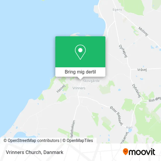 Vrinners Church kort