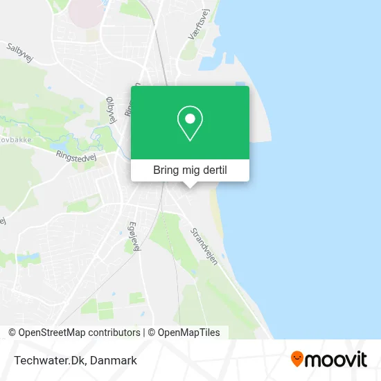 Techwater.Dk kort