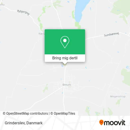 Grinderslev kort