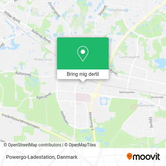 Powergo-Ladestation kort
