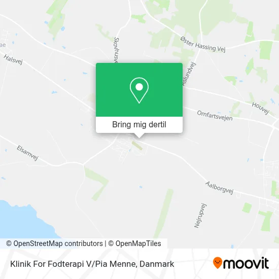 Klinik For Fodterapi V / Pia Menne kort