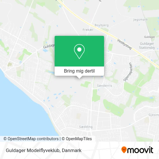 Guldager Modelflyveklub kort
