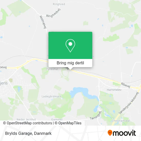 Brylds Garage kort