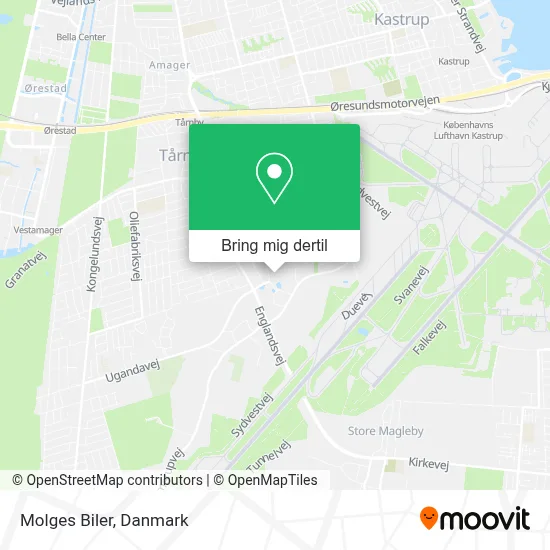 Molges Biler kort