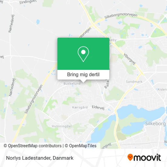 Norlys Ladestander kort