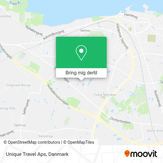 Unique Travel Aps kort