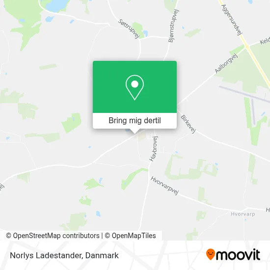 Norlys Ladestander kort