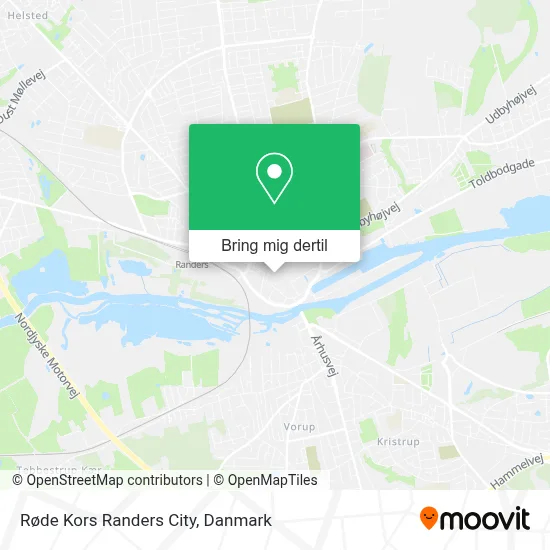 Røde Kors Randers City kort