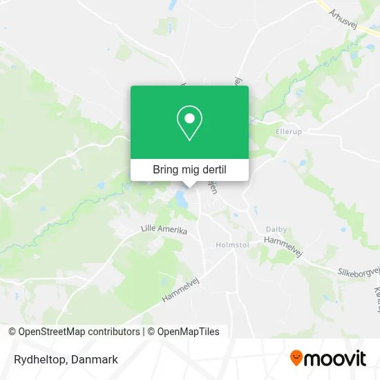 Rydheltop kort