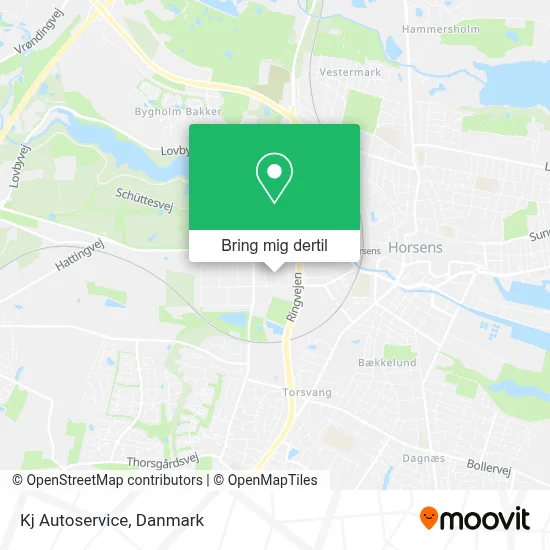 Kj Autoservice kort