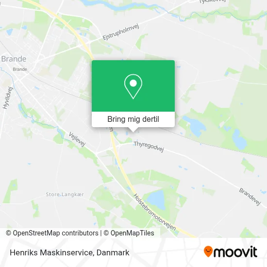 Henriks Maskinservice kort