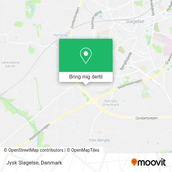 Jysk Slagelse kort