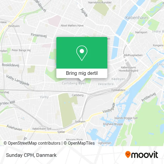 Sunday CPH kort
