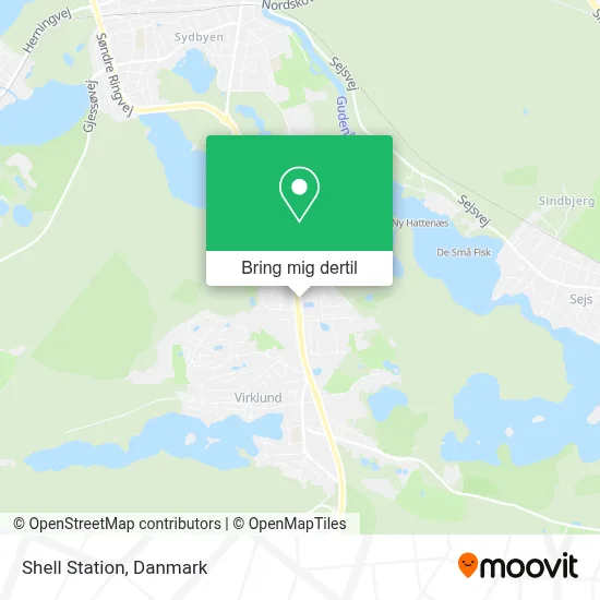Shell Station kort
