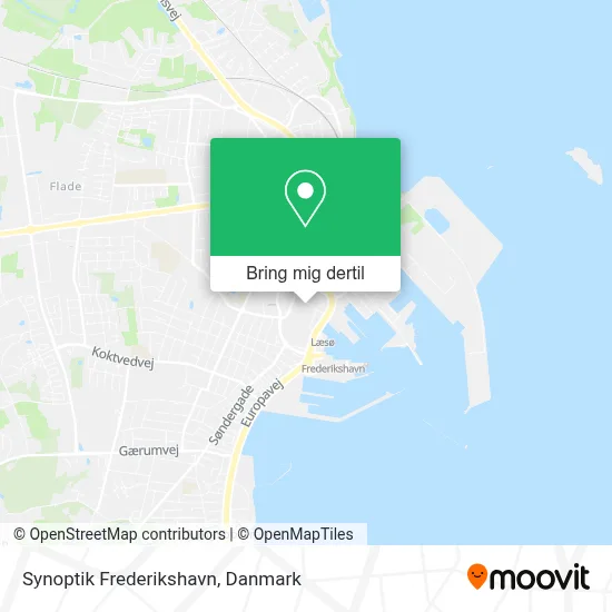 Synoptik Frederikshavn kort