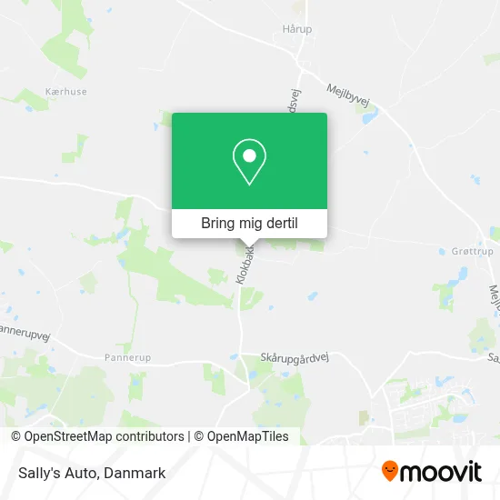Sally's Auto kort