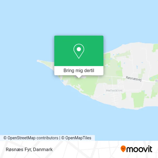 Røsnæs Fyr kort