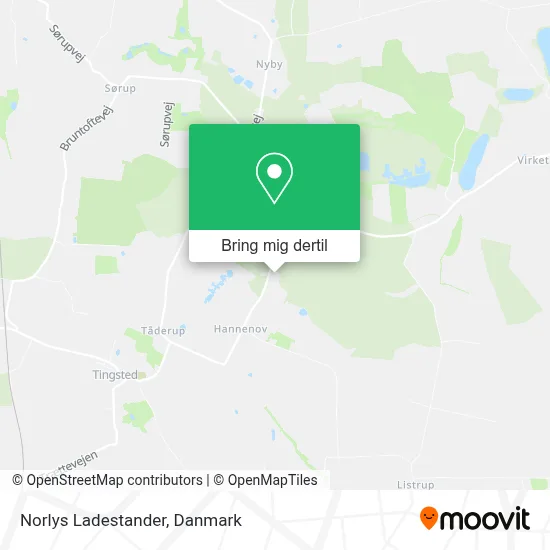 Norlys Ladestander kort