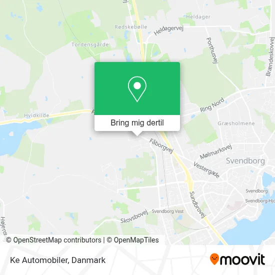 Ke Automobiler kort