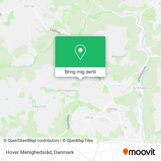 Hover Menighedsråd kort