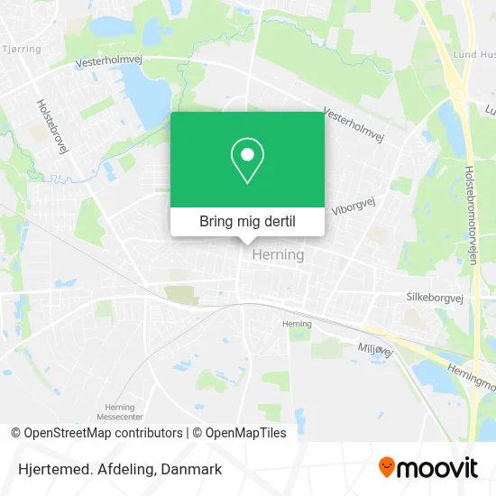 Hjertemed. Afdeling kort