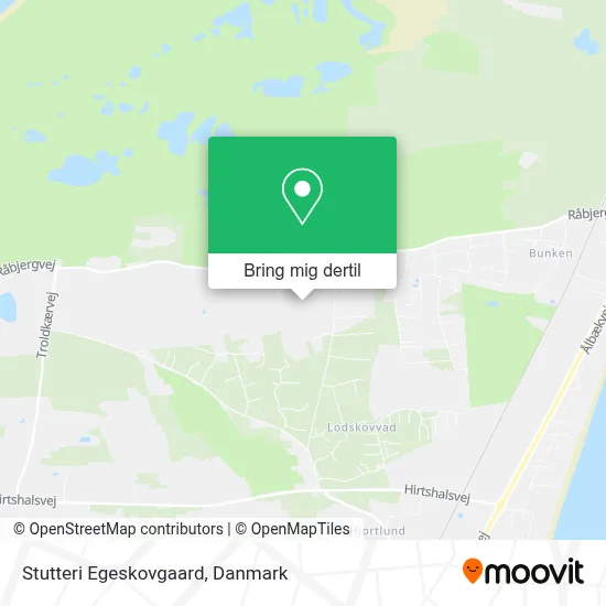 Stutteri Egeskovgaard kort