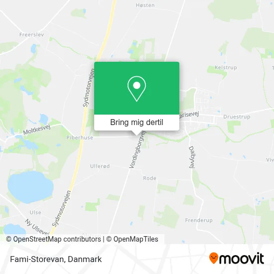 Fami-Storevan kort