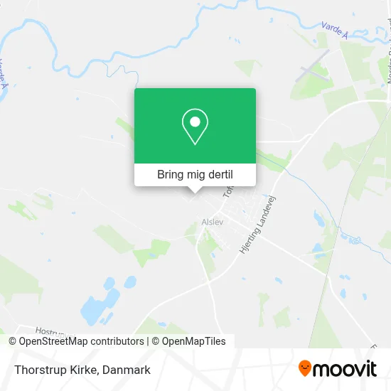 Thorstrup Kirke kort