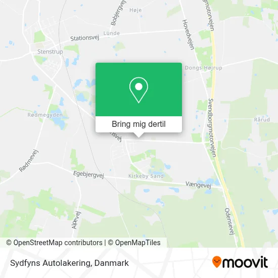 Sydfyns Autolakering kort