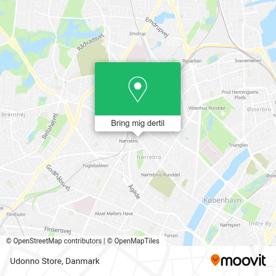 Udonno Store kort