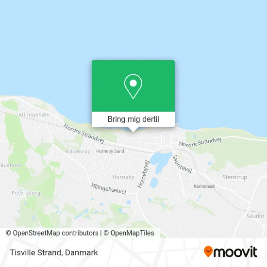 Tisville Strand kort
