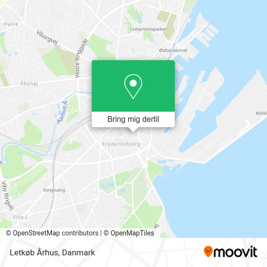 Letkøb Århus kort