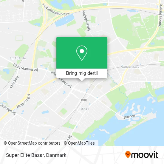 Super Elite Bazar kort