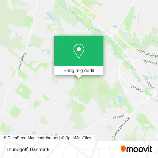 Thunegolf kort