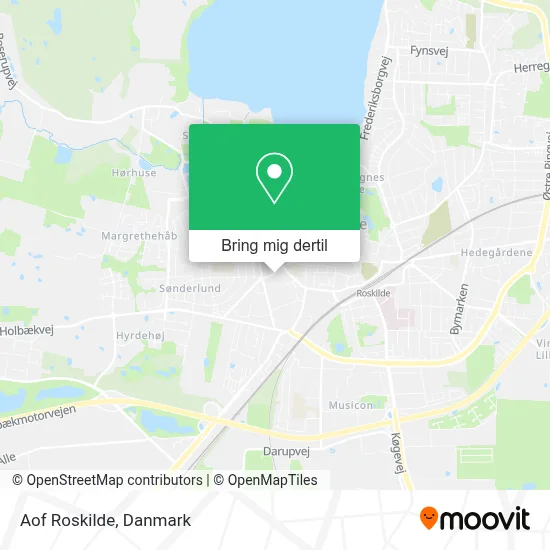 Aof Roskilde kort