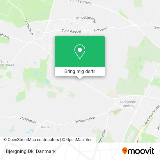 Bjergning.Dk kort