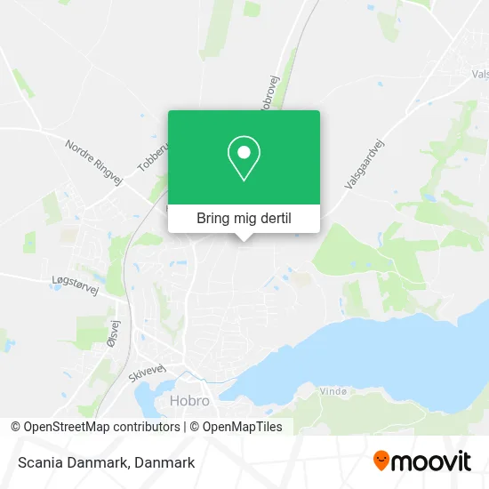 Scania Danmark kort