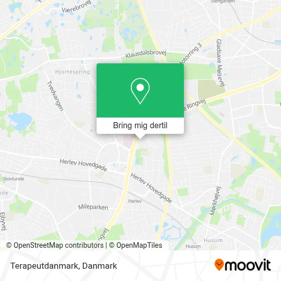 Terapeutdanmark kort