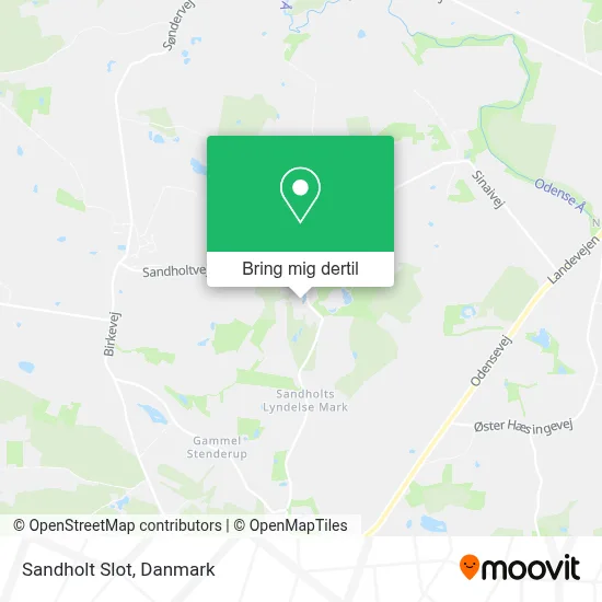 Sandholt Slot kort