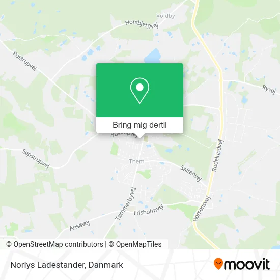 Norlys Ladestander kort